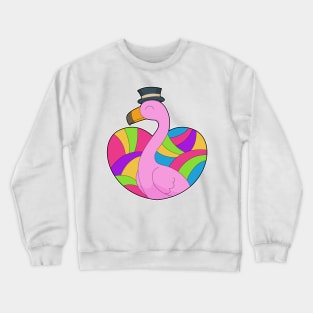 Flamingo Heart Crewneck Sweatshirt